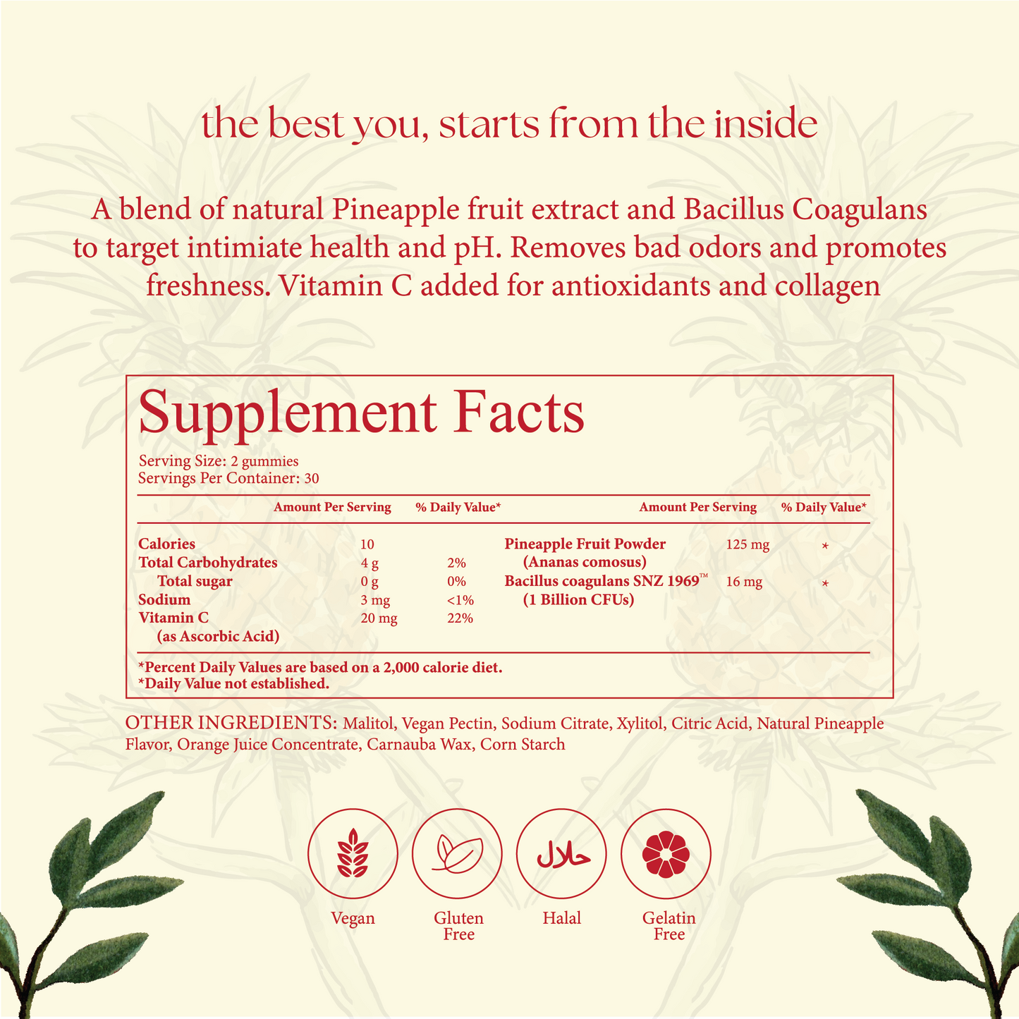 Inside Care Feminine Biofilm Gummies