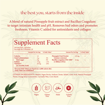 Inside Care Feminine Biofilm Gummies