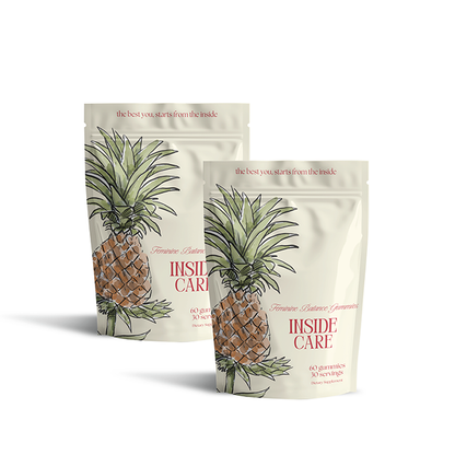 Inside Care Feminine Balance Gummies 60 count - Tropical Pineapple